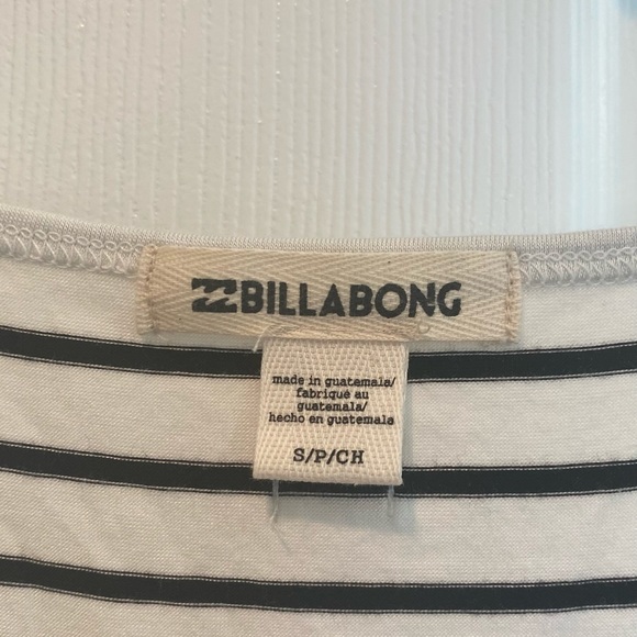 NWT Billabong Sweet Peri Black & White Striped Tank w/ Ruffle Straps Size S - Picture 10 of 10